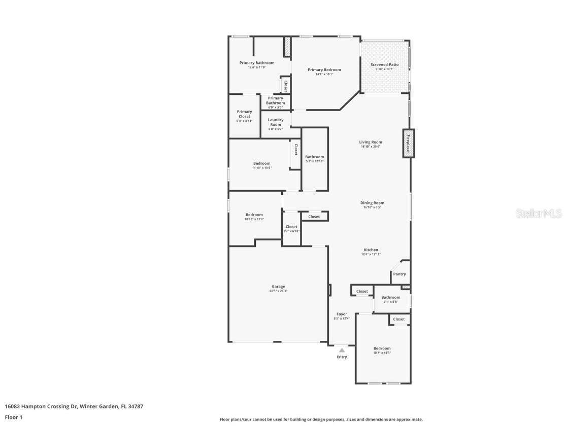16082 HAMPTON CROSSING DRIVE, Winter Garden, FL 34787 16082 HAMPTON CROSSING DRIVE, Winter Garden, FL 34787