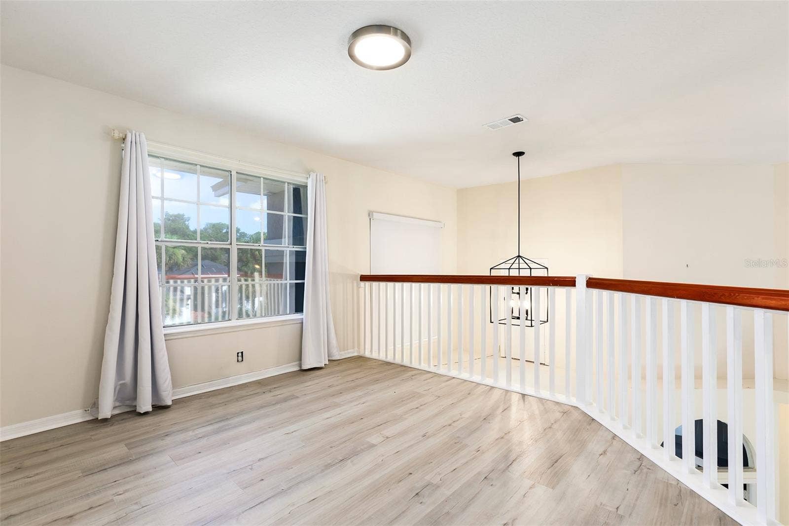 Loft area open to livingroom