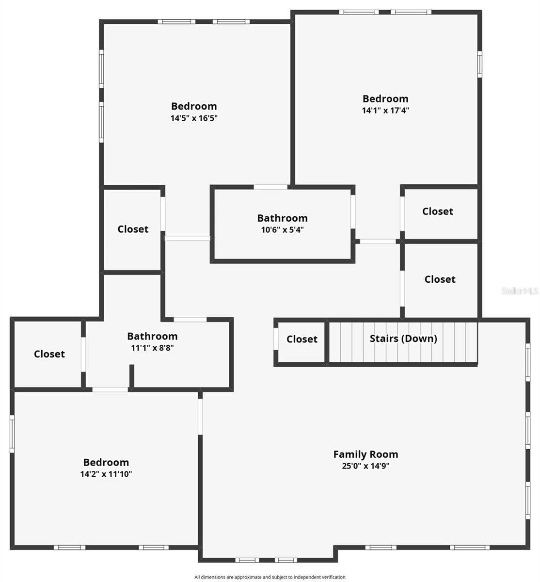 907 CELADON STREET, Winter Garden, FL 34787 FLOOR PLAN, 2ND STORY MAIN HOUSE