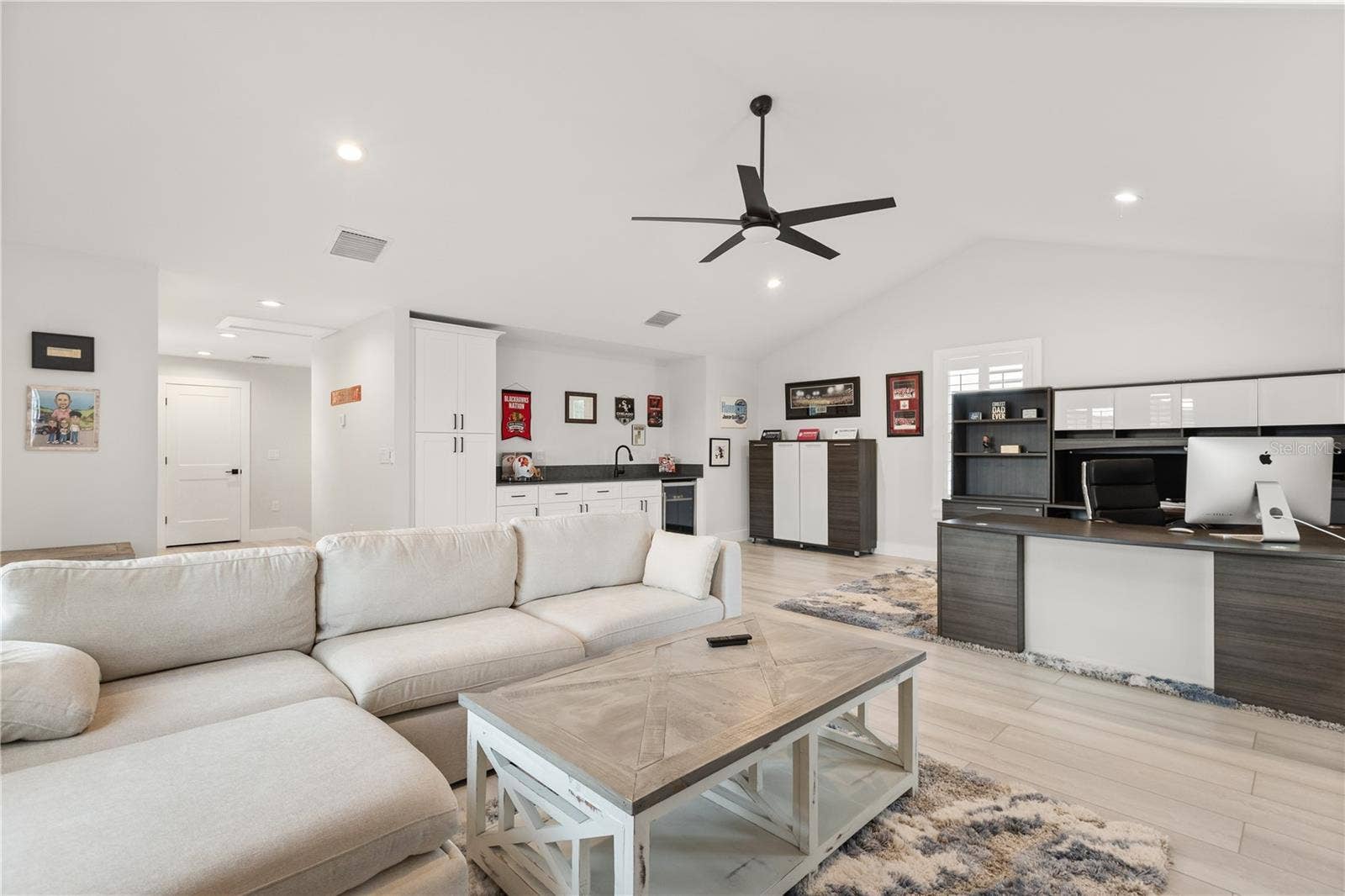 907 CELADON STREET, Winter Garden, FL 34787 Carriage house above garage, currently in use as executive office and meeting space.