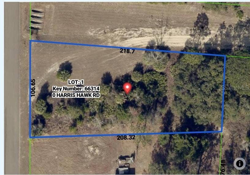 Property photo for 0 HARRIS HAWK ROAD, Weeki Wachee, FL