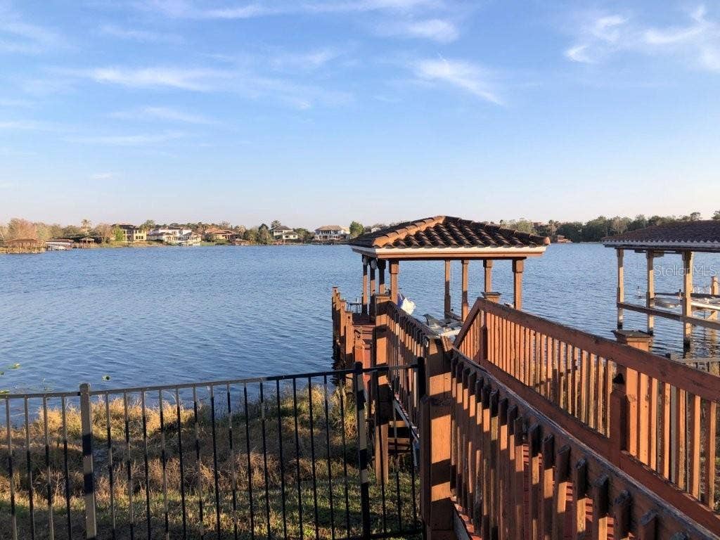 1238 LAKE WHITNEY DRIVE, Windermere, FL 34786 Lake-front dock & covered boathhouse