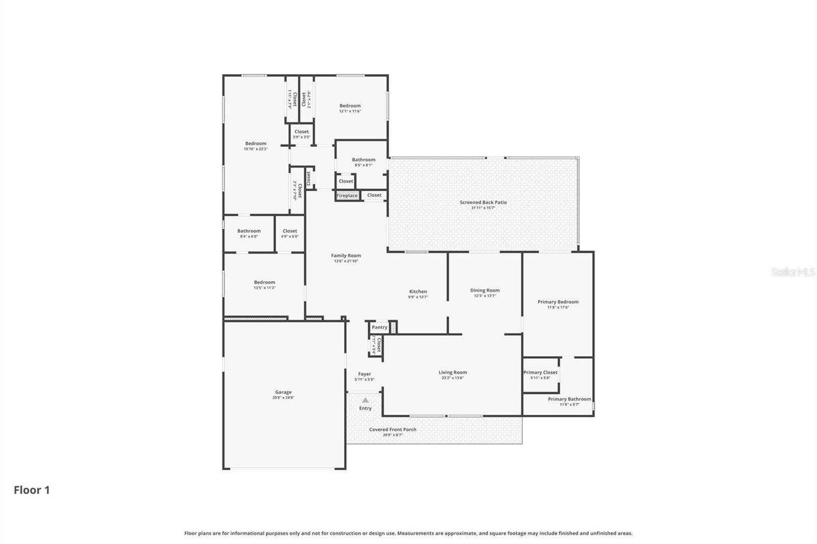722 S RANGER BOULEVARD, Winter Park, FL 32792 Floorplan