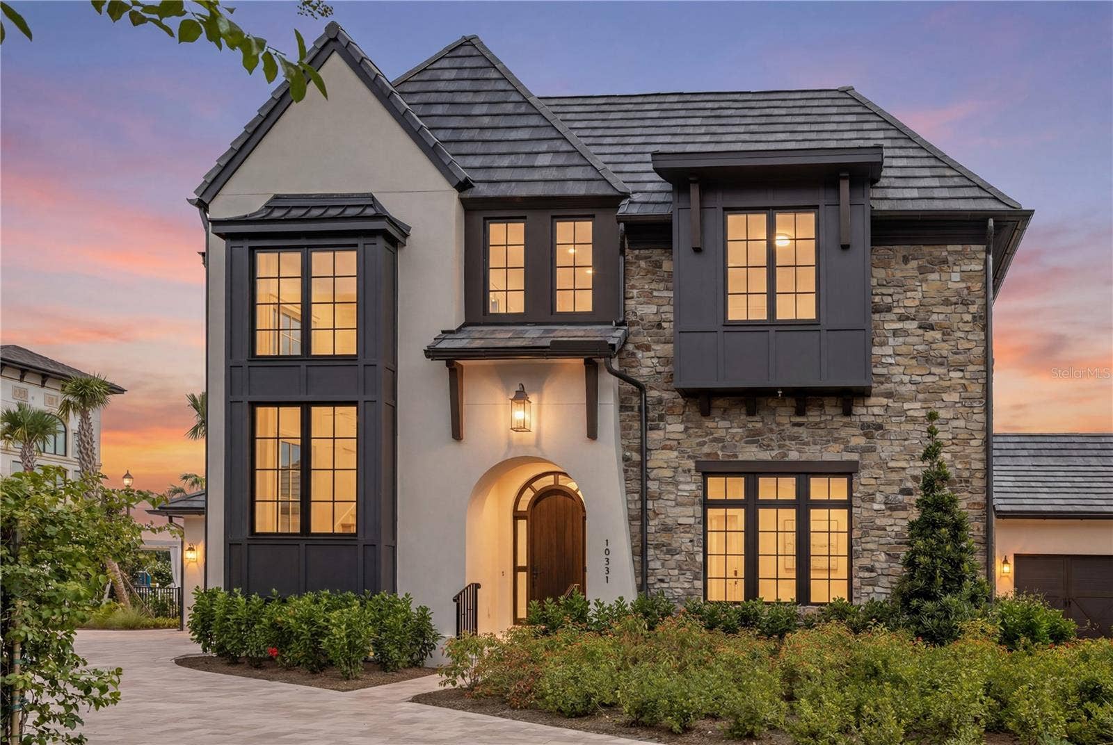 10331 WINTER SPARKLE CIRCLE, Golden Oak, FL 32836 Front Exterior-Twilight