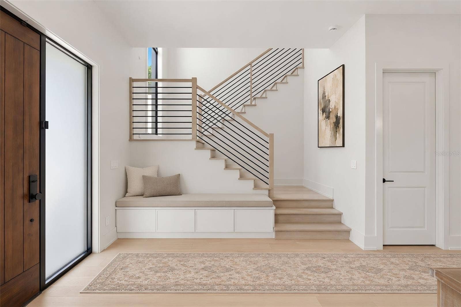 809 E CHURCH STREET, Orlando, FL 32801 Clean lines of the modern stairway and storage closet to the right
