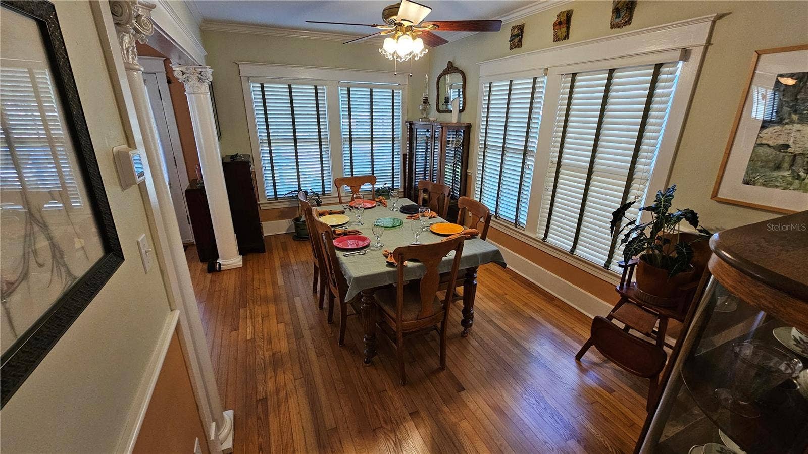 821 N EOLA DRIVE, Orlando, FL 32803 Dining Room from Kitchen