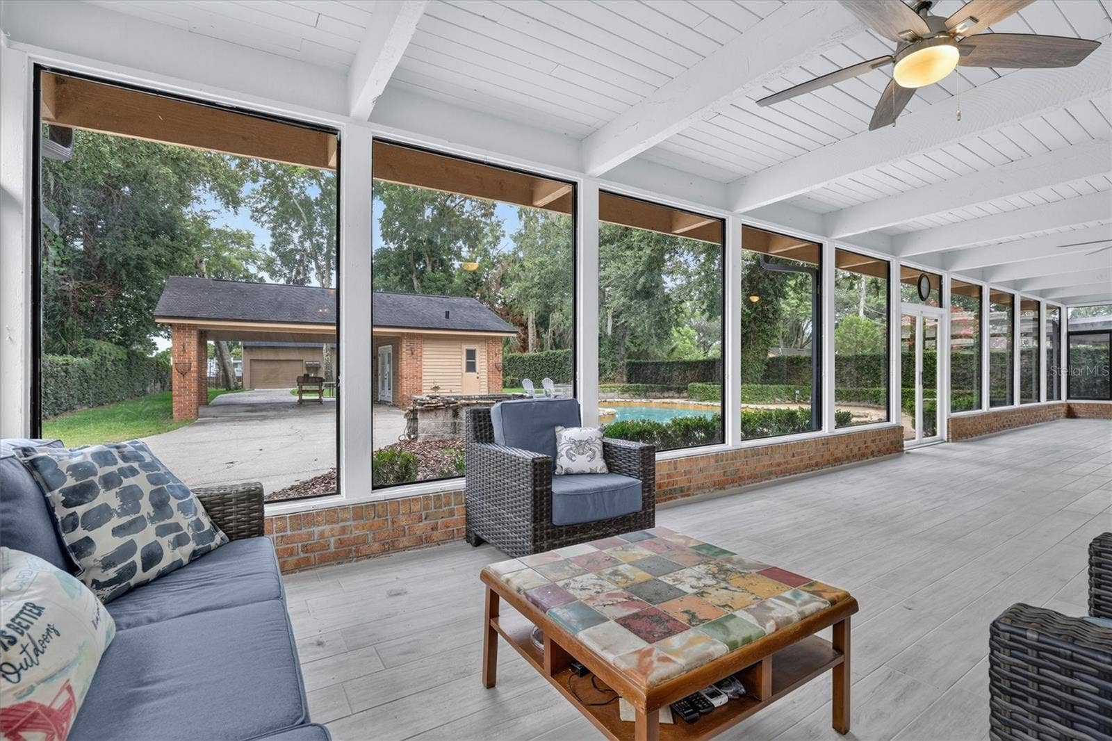306 OAK ESTATES DRIVE, Orlando, FL 32806 Rear patio