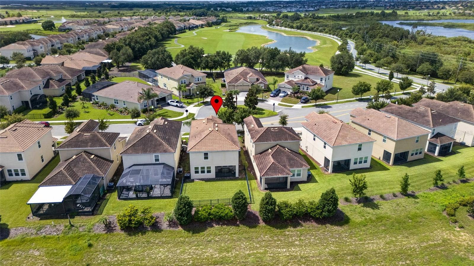 8813 BETH PAGE LANE, Davenport, FL 33896 Fully fenced lot, no rear neighbors with golf course views.