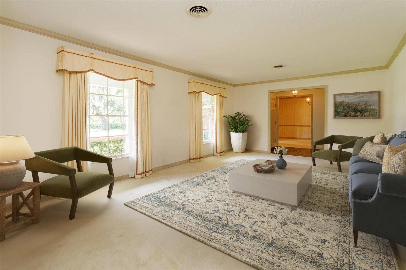 5019 GRAN LAC AVENUE, Orlando, FL 32812 Living Room virtual staged