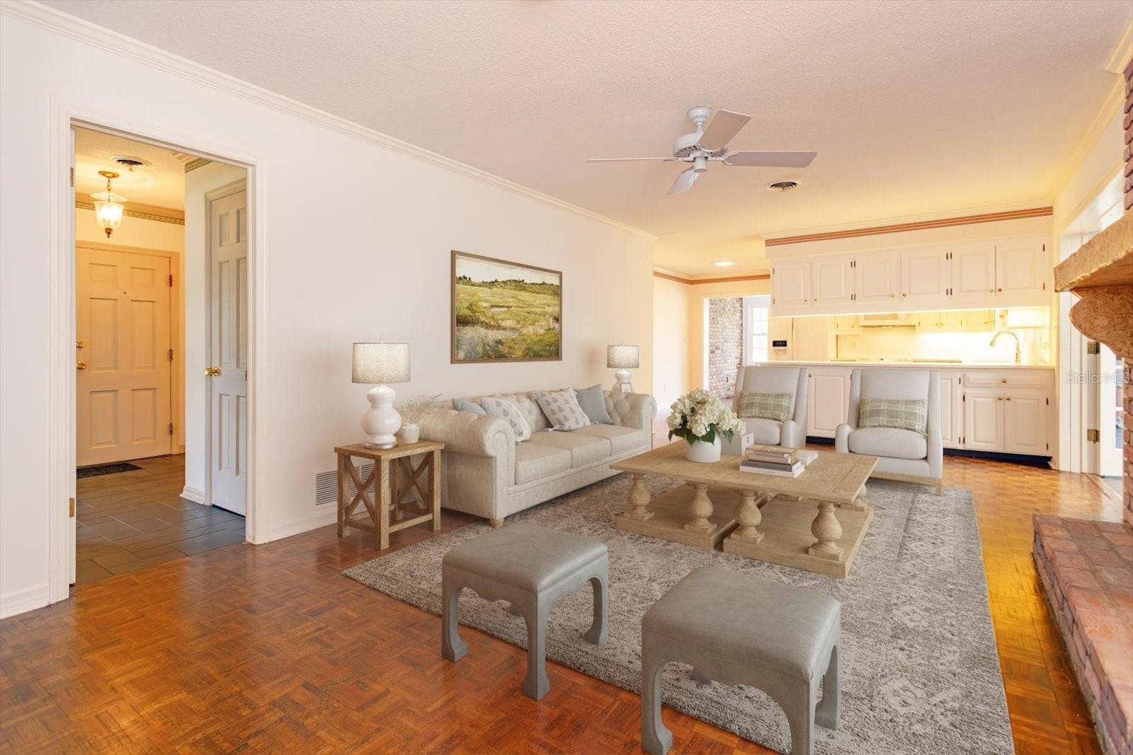 5019 GRAN LAC AVENUE, Orlando, FL 32812 Family Room virtual staged