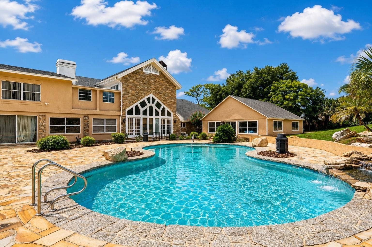 1041 SWEETWATER CLUB BOULEVARD, Longwood, FL 32779 Back of Home, 6 Car Garage