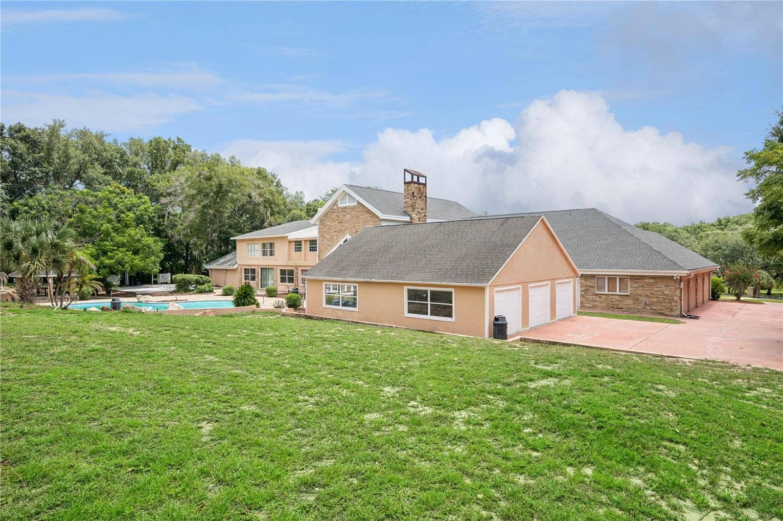 1041 SWEETWATER CLUB BOULEVARD, Longwood, FL 32779 View of Six Car Detached Garage