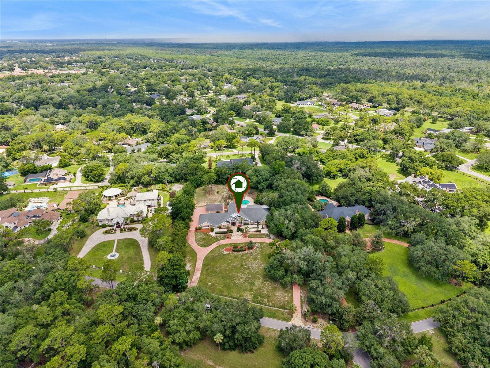 1041 SWEETWATER CLUB BOULEVARD, Longwood, FL 32779 Aerial View