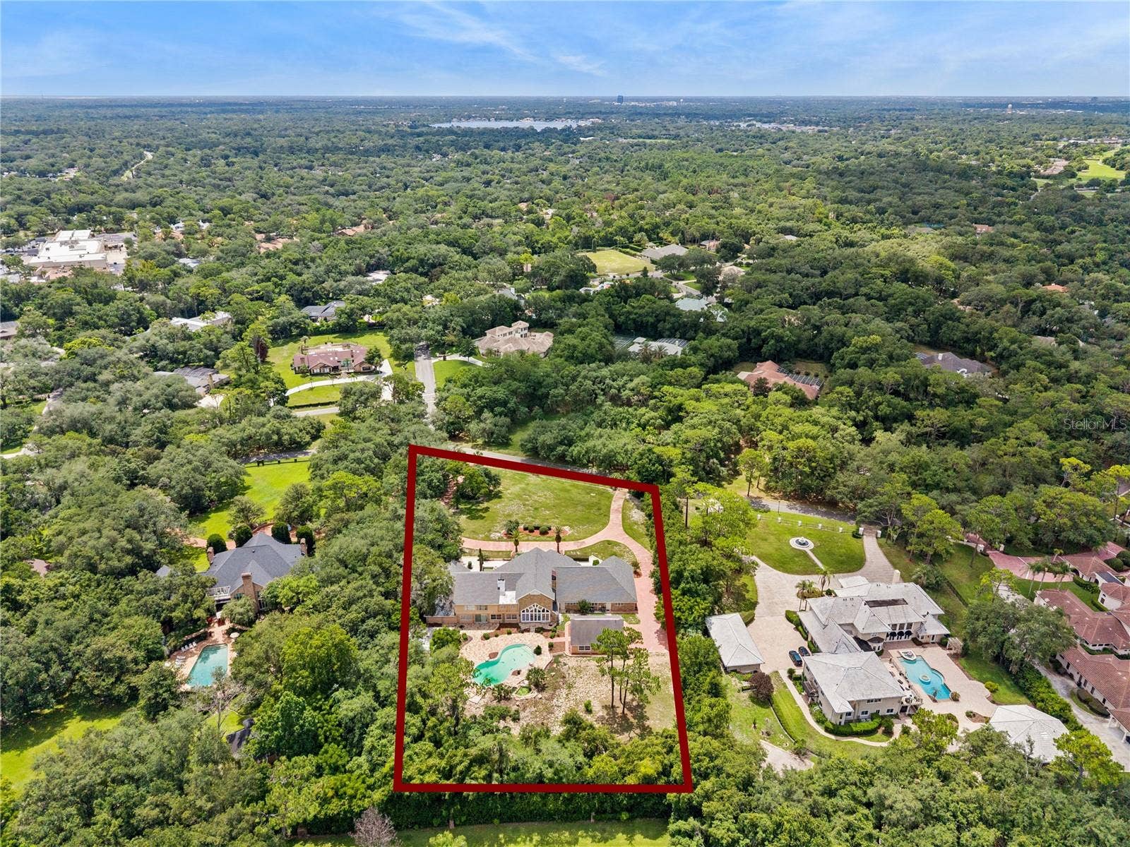 1041 SWEETWATER CLUB BOULEVARD, Longwood, FL 32779 Aerial View