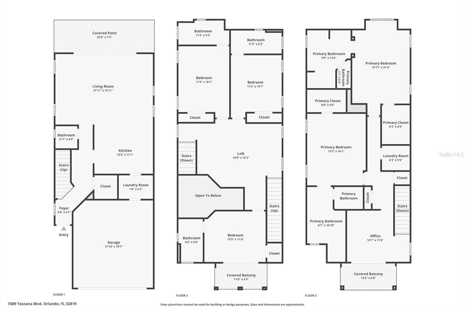 7689 TOSCANA BOULEVARD, Orlando, FL 32819 7689 TOSCANA BOULEVARD, Orlando, FL 32819