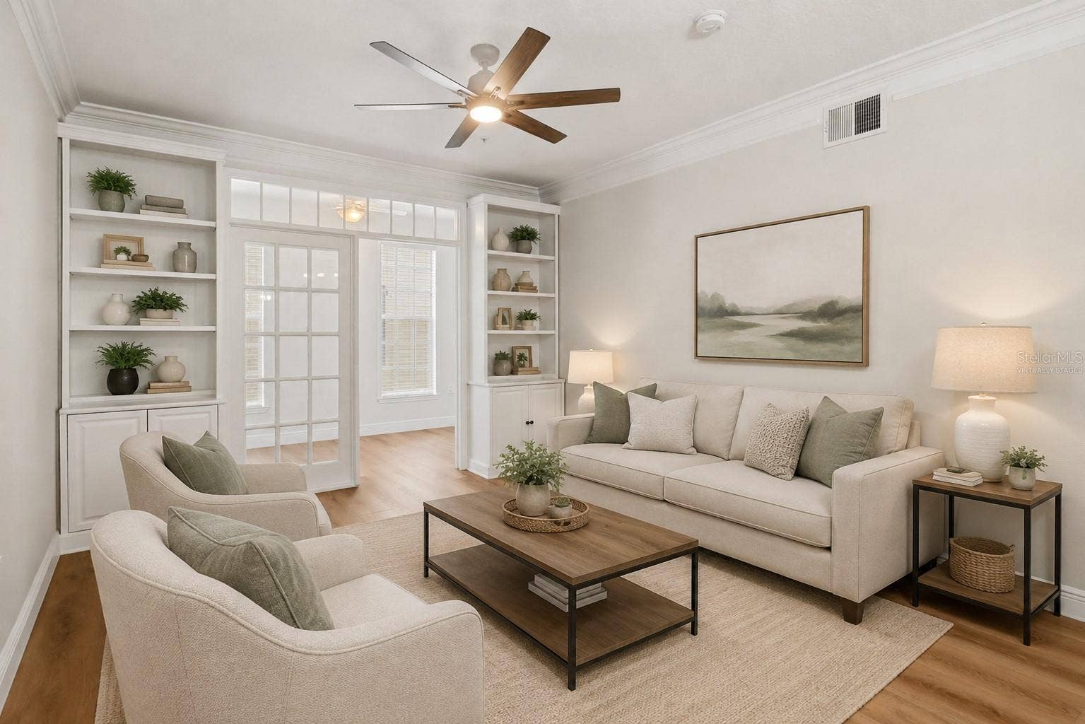 239 LONGVIEW AVENUE, #207, Celebration, FL 34747 Living Room Virtually Staged