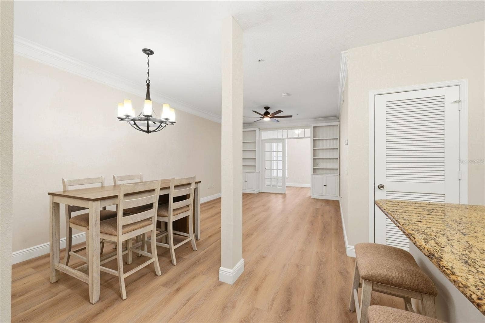 239 LONGVIEW AVENUE, #207, Celebration, FL 34747 Dinette and Living Room - Open Floor Plan