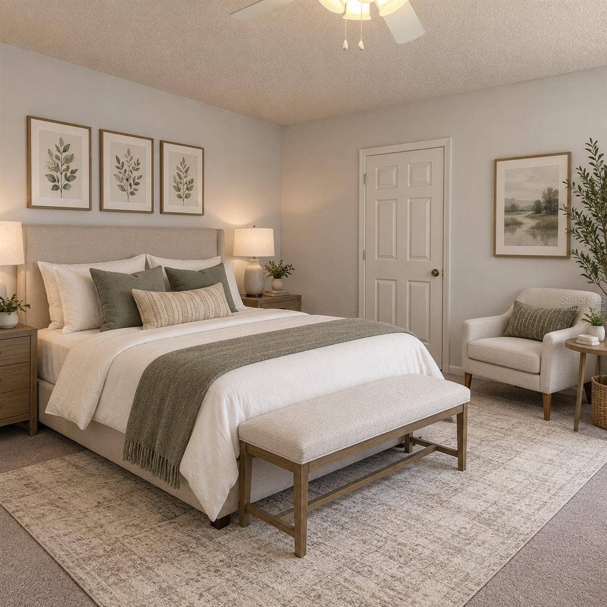 93 WINDTREE LANE, #102, Winter Garden, FL 34787 Primary Bedroom - Virtually Staged