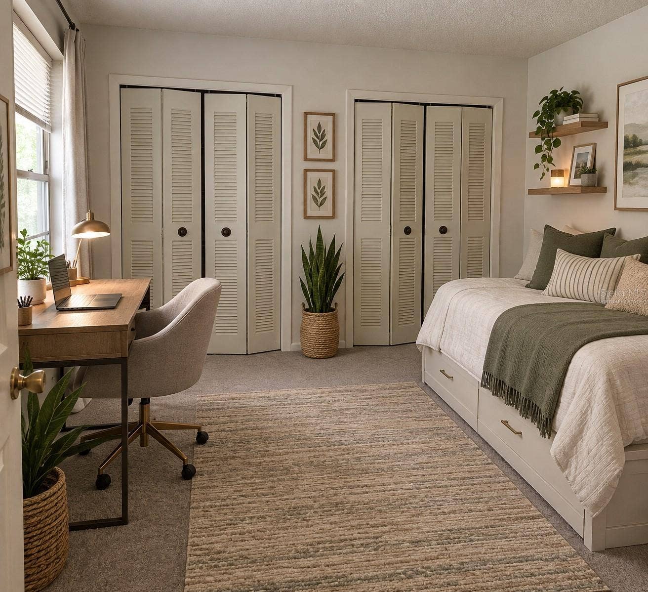 93 WINDTREE LANE, #102, Winter Garden, FL 34787 Bedroom #2 - Virtually Staged