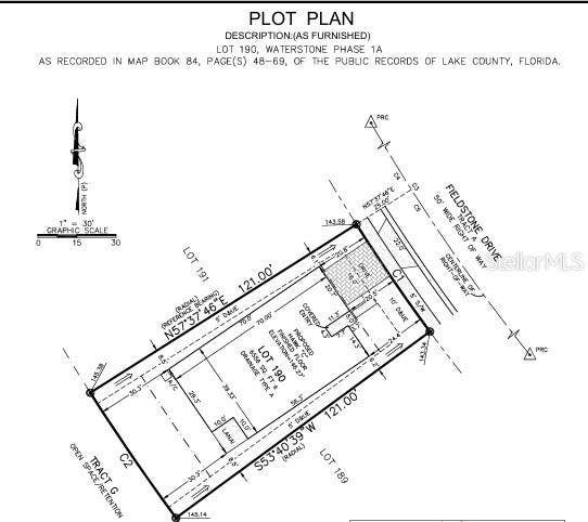 7425 FIELDSTONE DRIVE, Groveland, FL 34736 7425 Fieldstone Drive Plot Plan