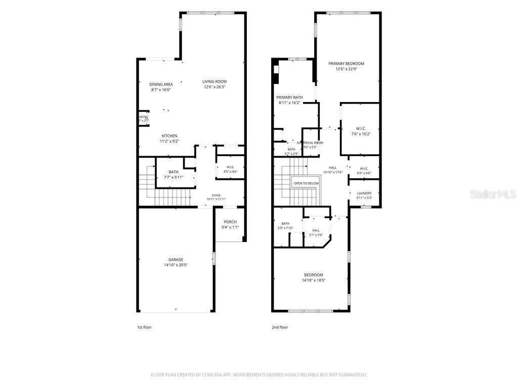 1541 CORKERY COURT, #1541, Winter Springs, FL 32708 1541 CORKERY FLOOR PLAN - BOTH LEVELS