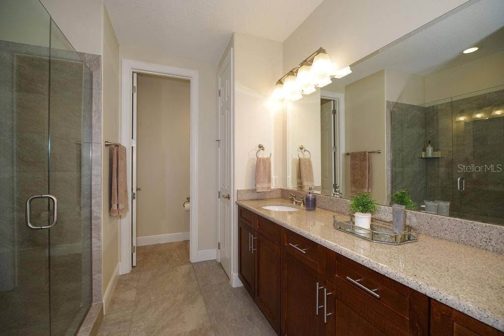 1541 CORKERY COURT, #1541, Winter Springs, FL 32708 PRIMARY BATHROOM WITH DUAL SINKS AND SHOWER
