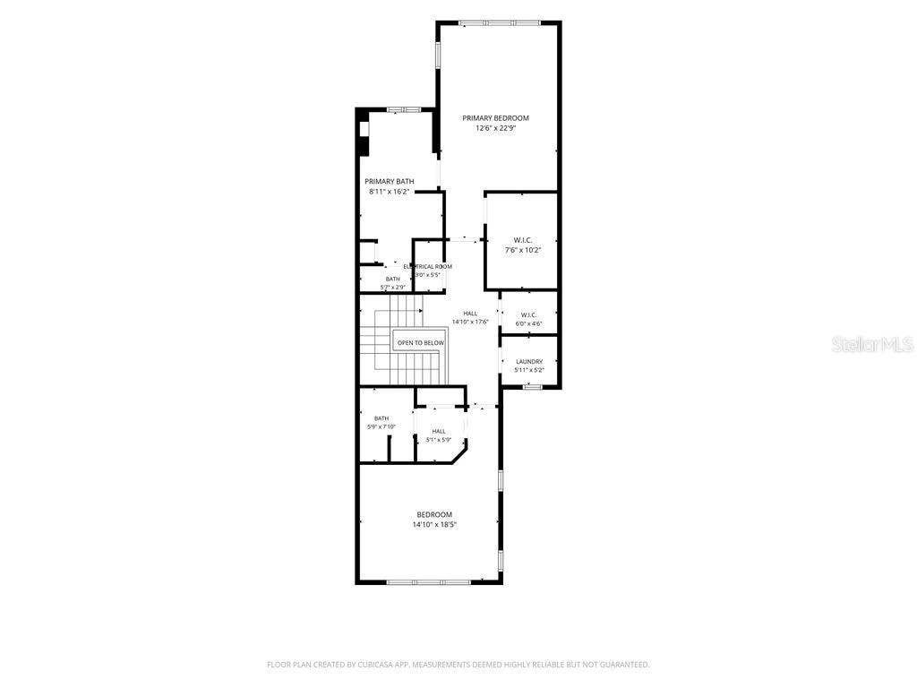 1541 CORKERY COURT, #1541, Winter Springs, FL 32708 FLOOR PLAN - LEVEL TWO