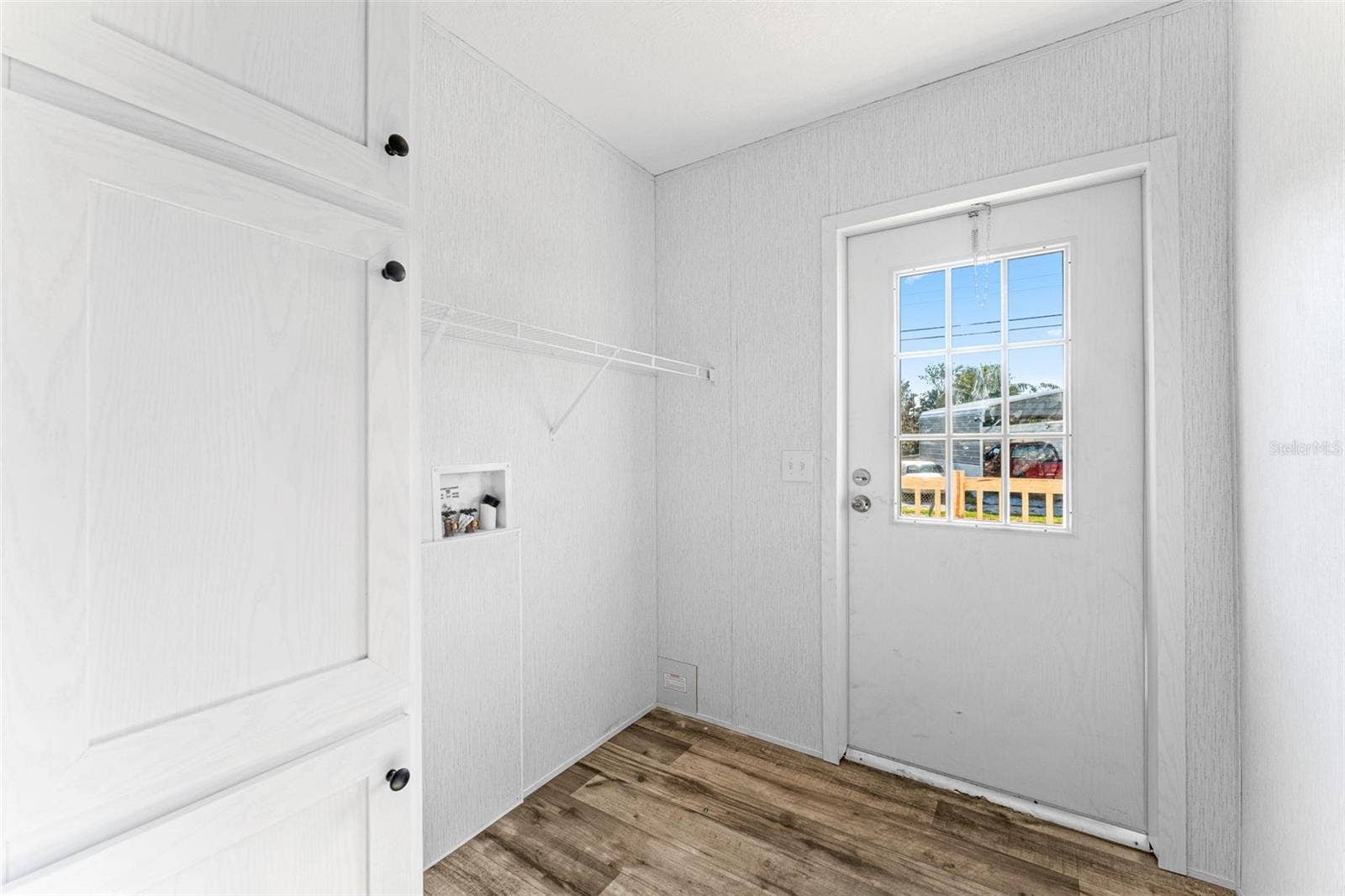 Back door and Laundry