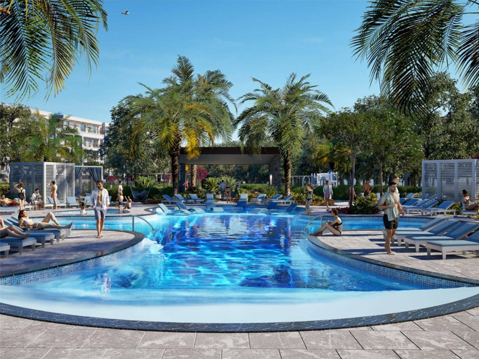 10009 CRISBET COURT, #402B, Orlando, FL 32836 ZERO ENTRY POOL