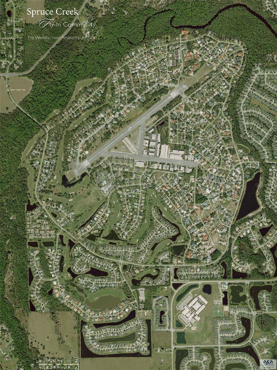 2013 BEAVER CREEK DRIVE, Port Orange, FL 32128 Spruce Creek Fly-In Aeriel