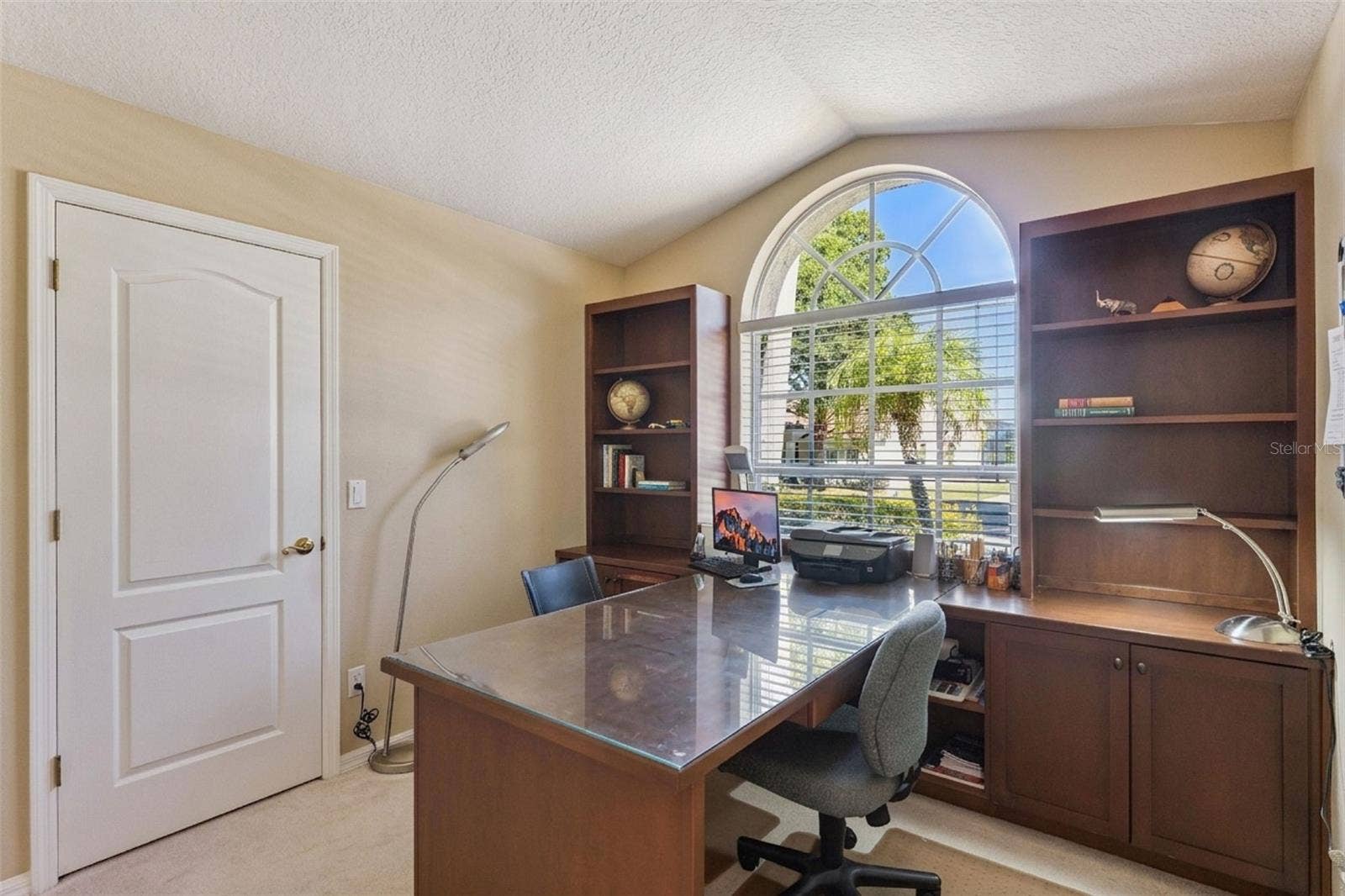 Office with custom built-ins