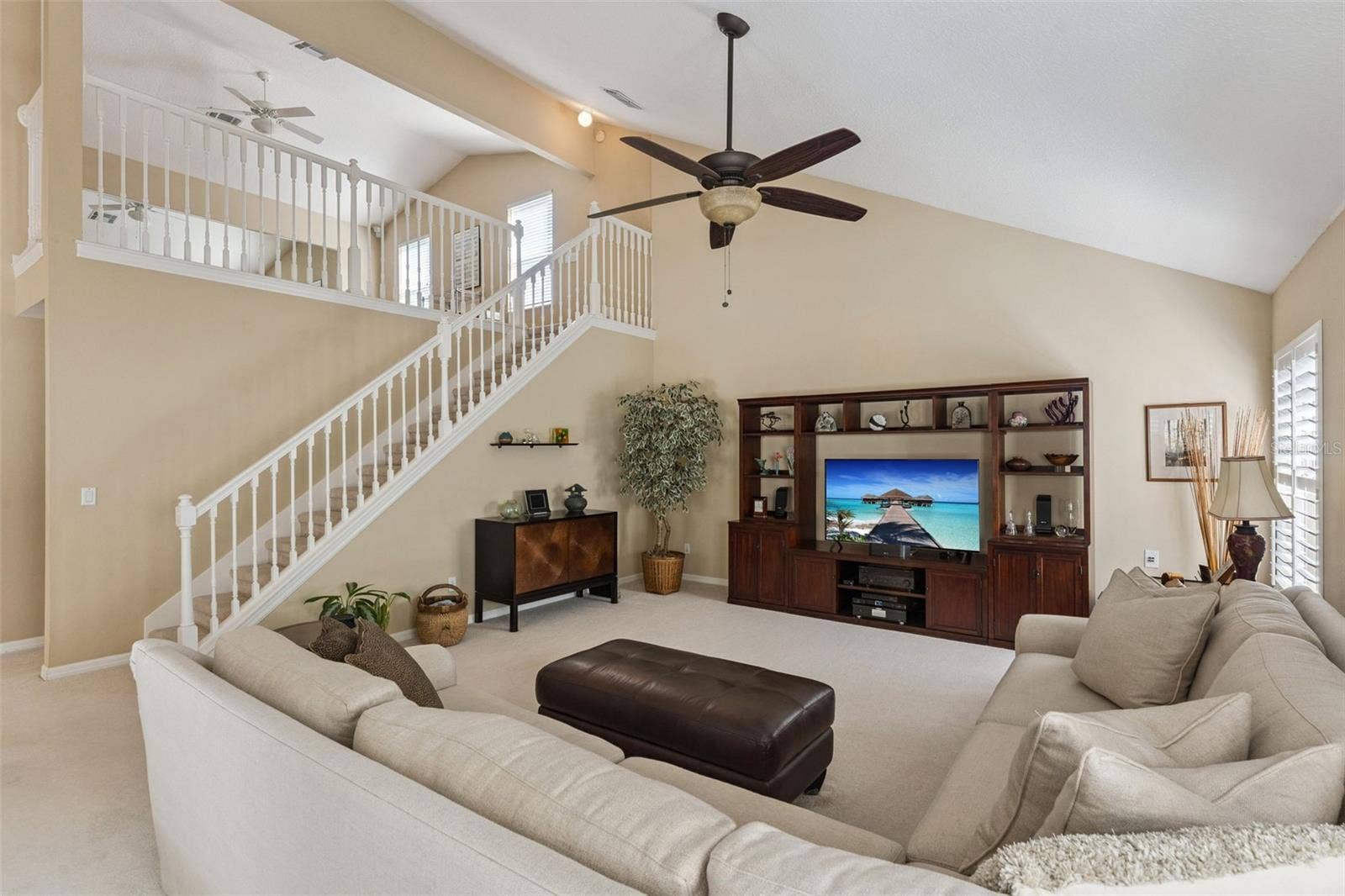 Spacious & inviting family room