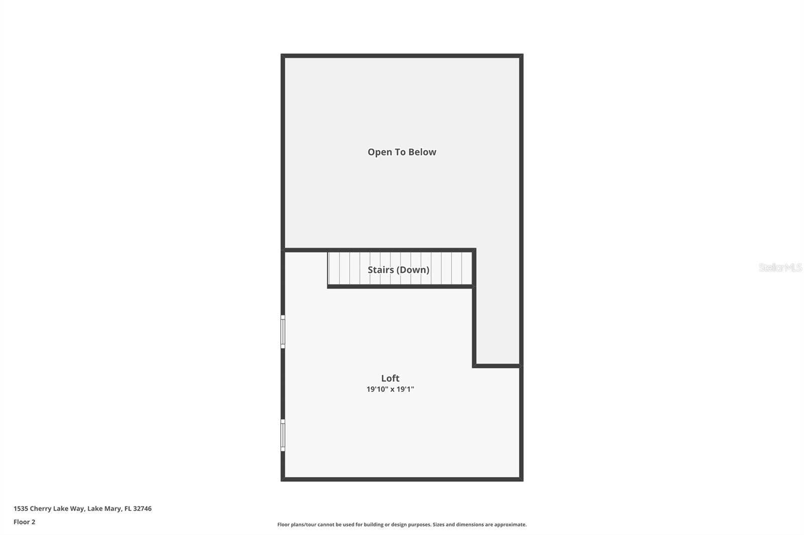 19' x 19' 2nd floor loft area is great for playroom, gym or home schooling!
