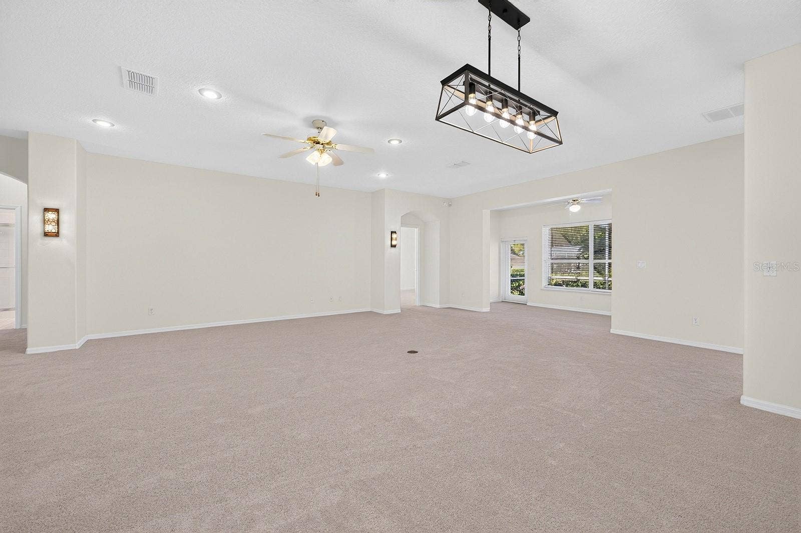 The Living Room and Dining Room flow together beautifully.