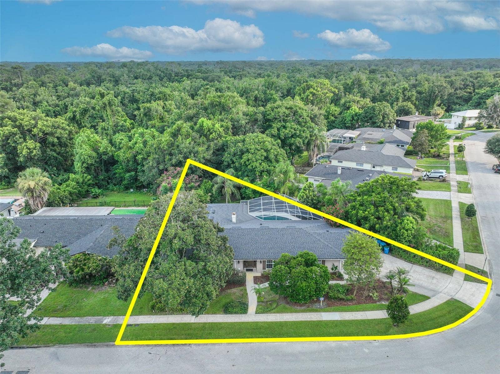 2051 DYAN WAY, Maitland, FL 32751 Drone view - corner lot