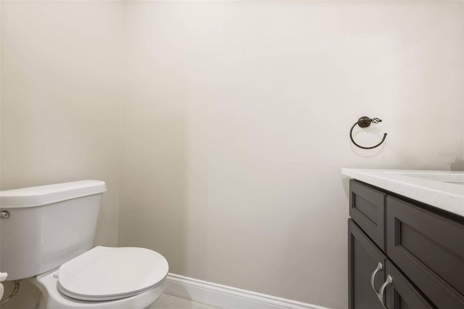 main level powder room