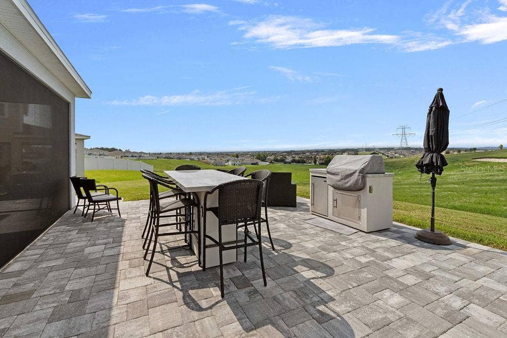 Paver extension at the back