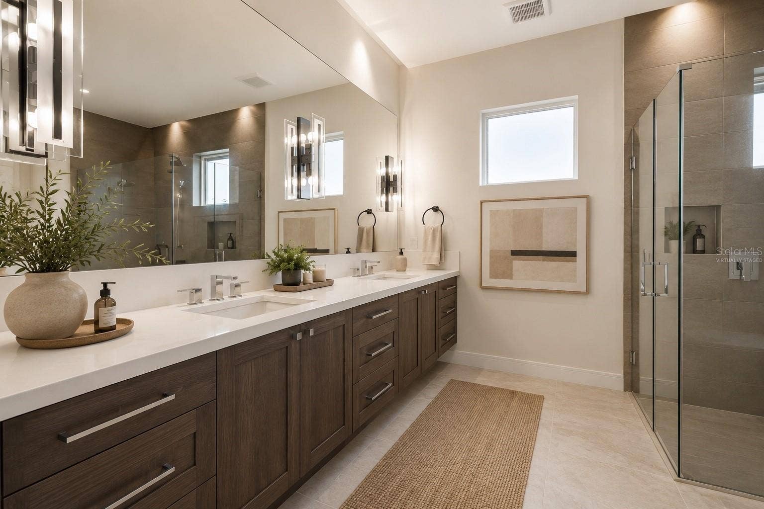 9352 BORDET COURT, Orlando, FL 32827 Virtually Staged - Primary Bathroom