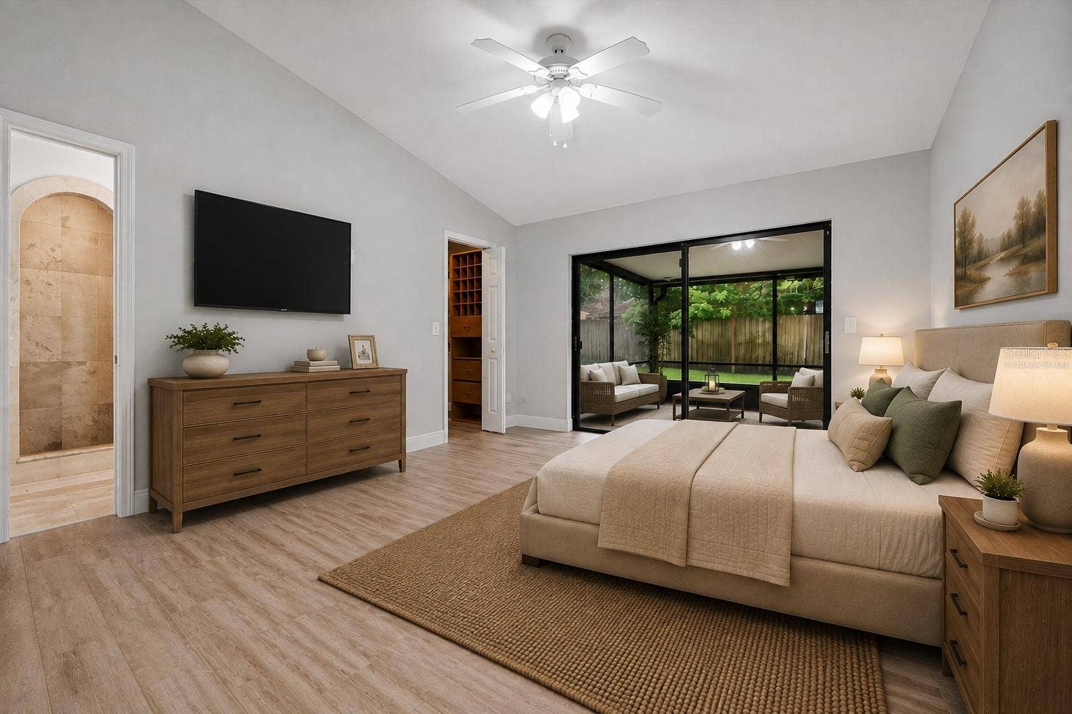 8405 WAIALAE COURT, Orlando, FL 32819 Master bedroom virtually staged