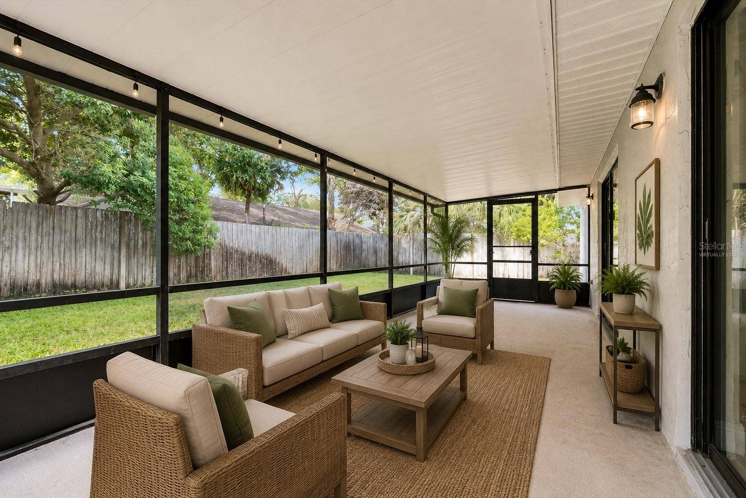 8405 WAIALAE COURT, Orlando, FL 32819 Screen porch virtually staged
