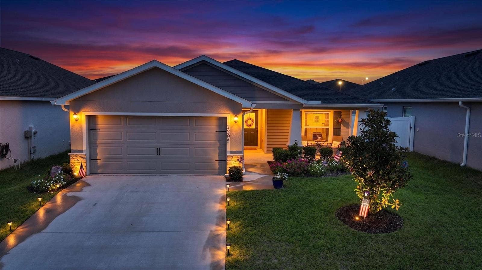 2295 SUNSET WAY, Davenport, FL 33837 Front View Sunset