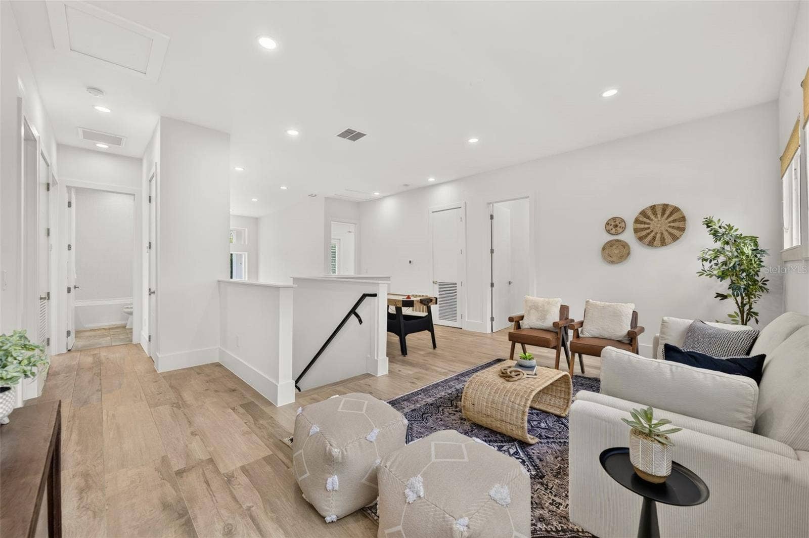 Upstairs loft area