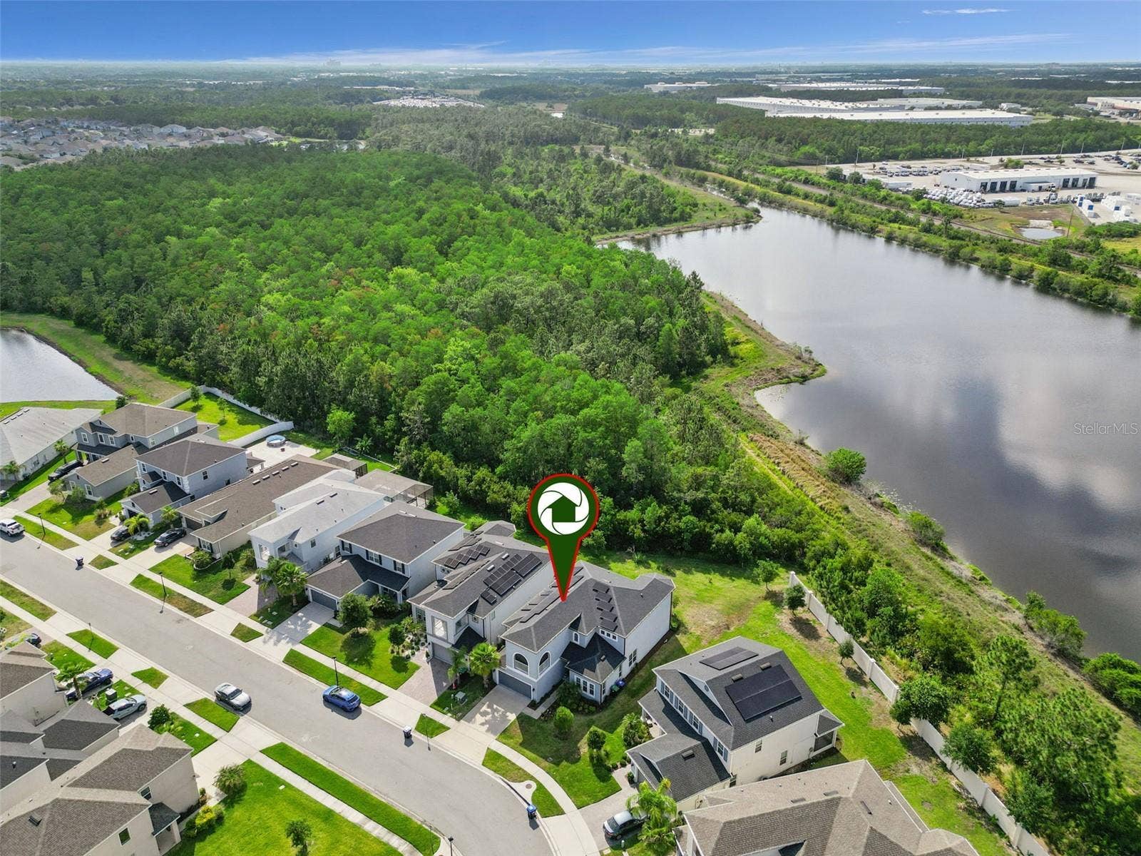 1168 PANDO LOOP, Orlando, FL 32824 Aerial Conservation & Water View