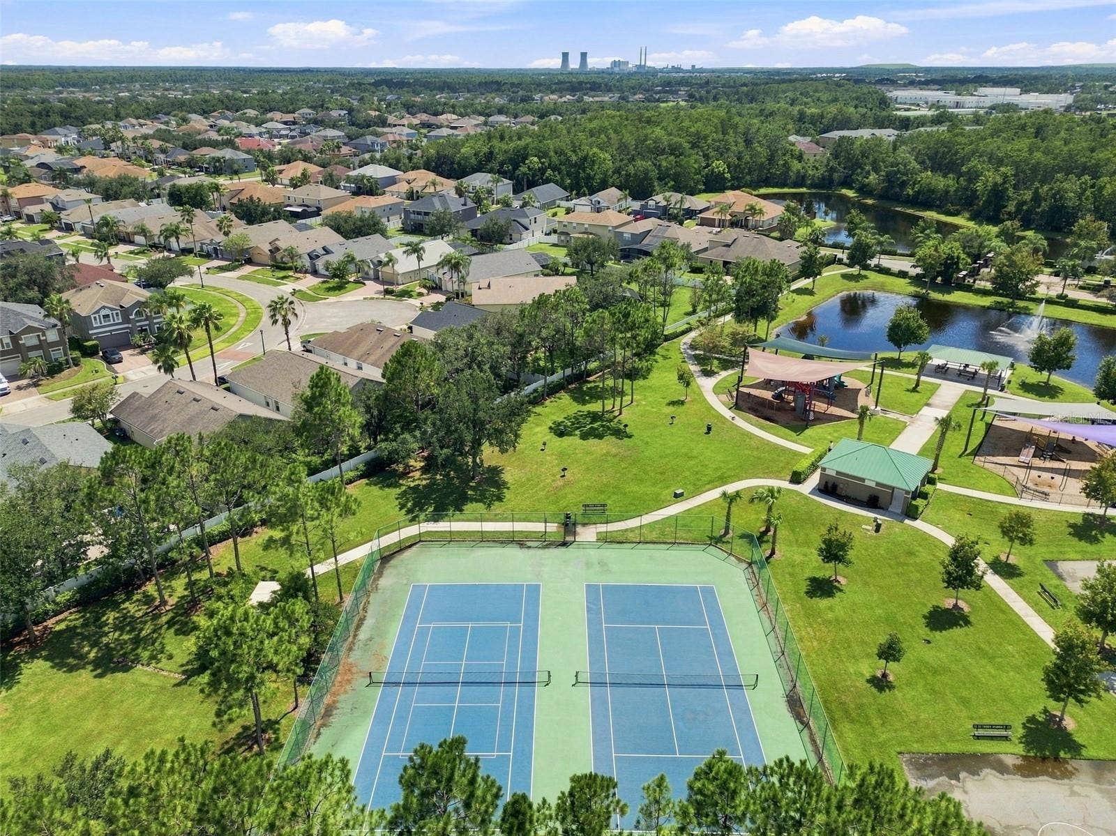 1174 BEECH GROVE WAY, Orlando, FL 32828 Ariel View of Community Amenities