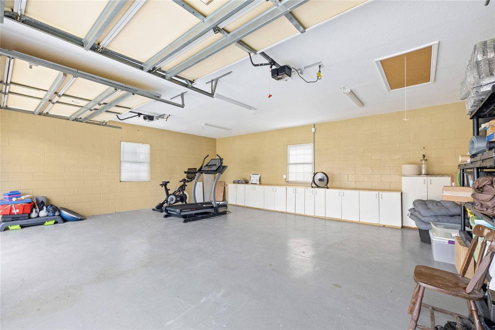 12901 PHILLIPS ROAD, Groveland, FL 34736 Interior of detached garage