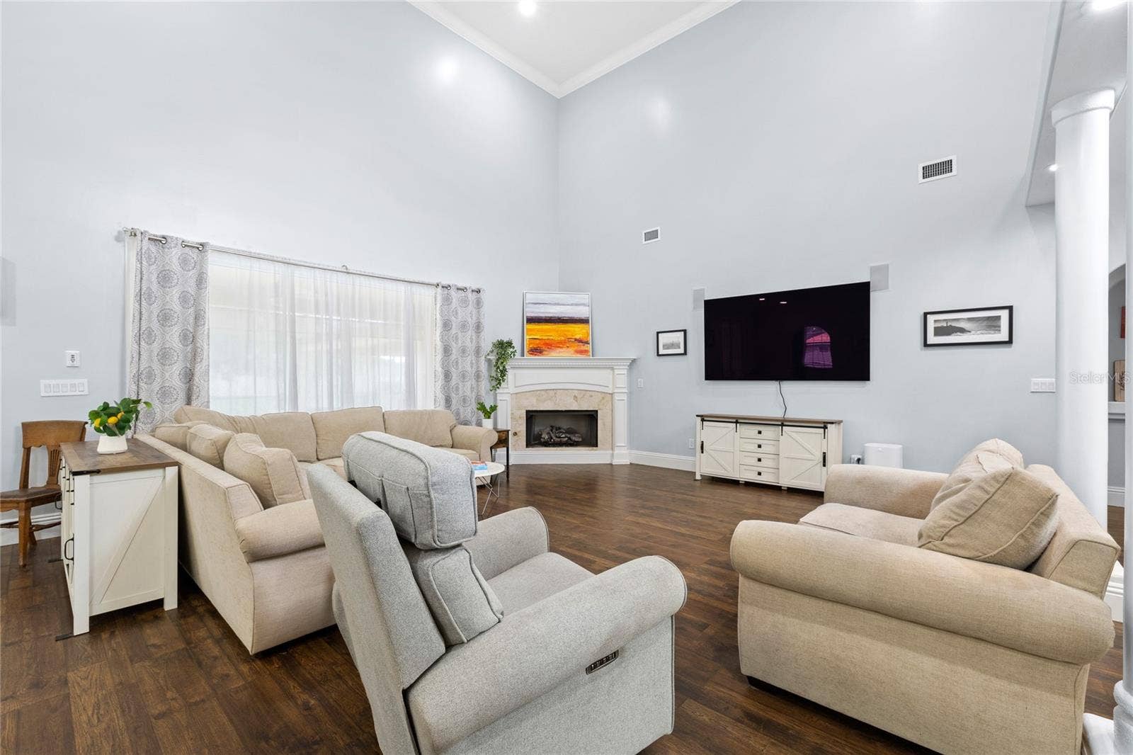 12901 PHILLIPS ROAD, Groveland, FL 34736 living room