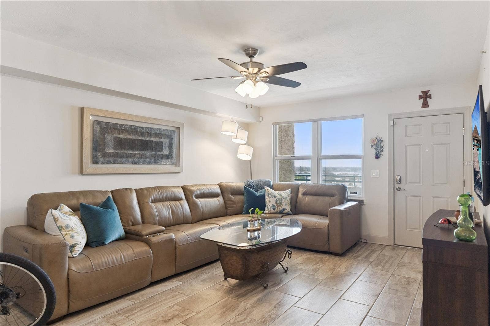 2055 S ATLANTIC AVENUE, #705, Daytona Beach Shores, FL 32118 Front Living Room