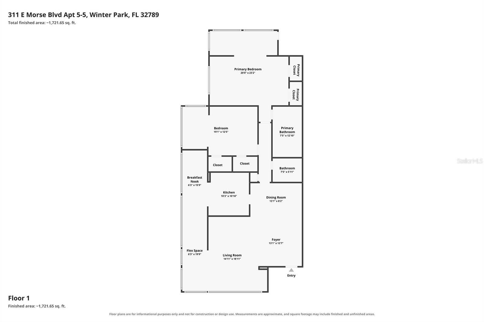 311 E MORSE BOULEVARD, #4-5, Winter Park, FL 32789 Floor Plan