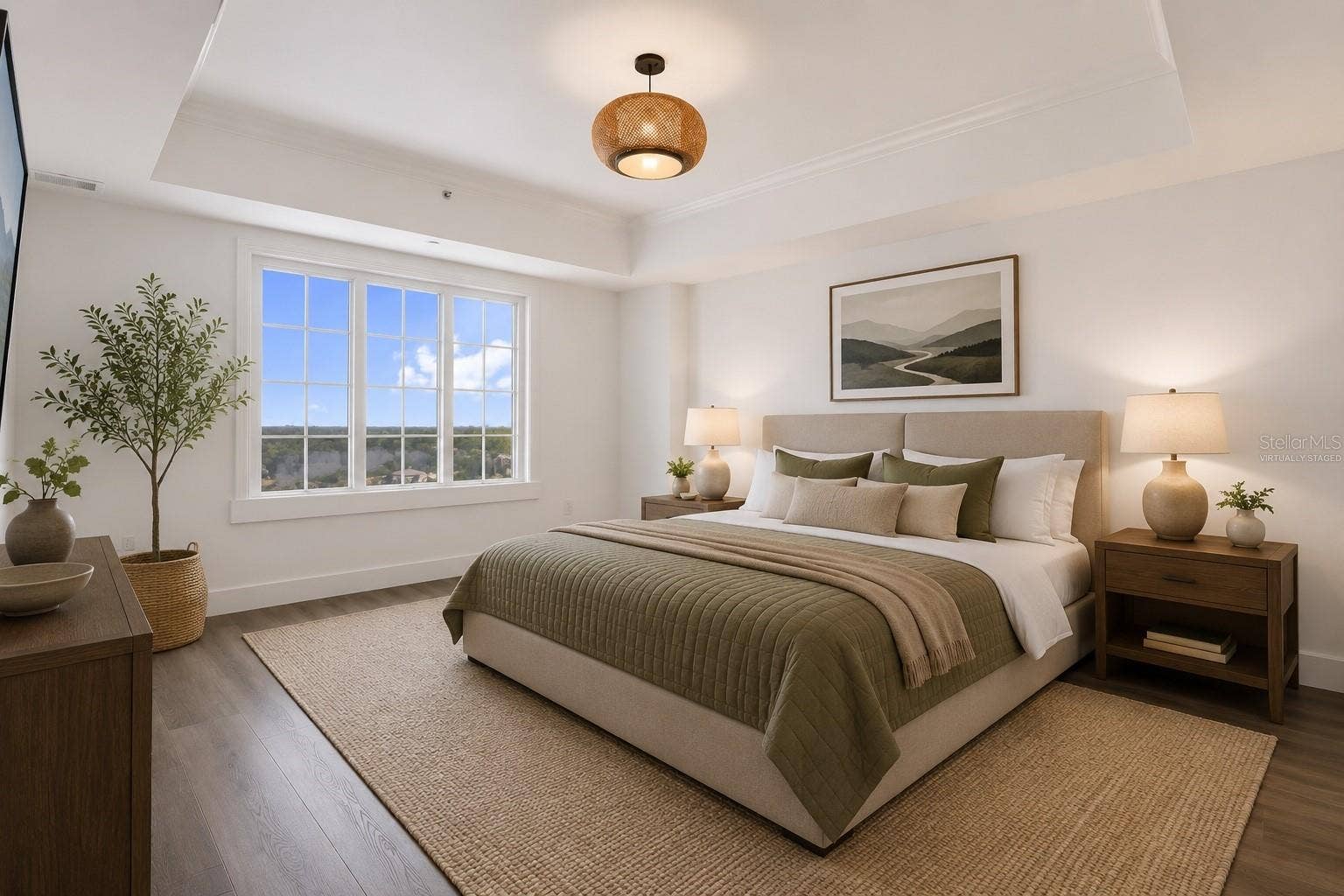 7593 GATHERING DRIVE, #707, Reunion, FL 34747 Virtually Staged Primary Bedroom