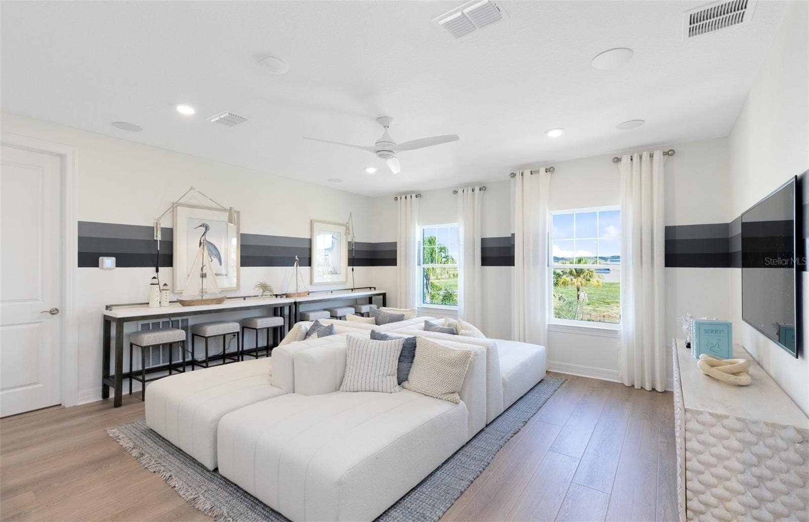 Model Home Design Only. Pictures and furnishings are for illustrative purposes only. Elevations, colors and options may vary. Furniture is for model home staging only.